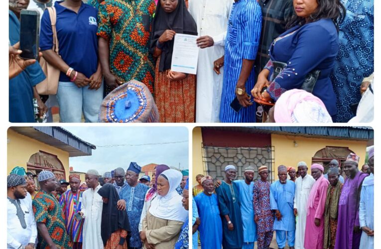 Akeem Olatunji Grants Full Tertiary Education Scholarship, Donates ₦1m to Late P.A’s Family