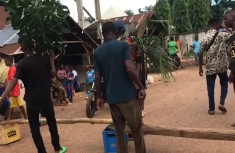 JUST IN: Protest hits Benue community over abduction of traders in Owukpa
