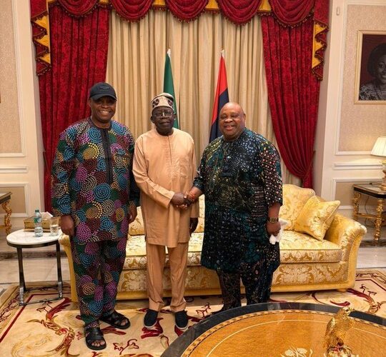 Adeleke Family Visits Tinubu In Lagos (Photos) 