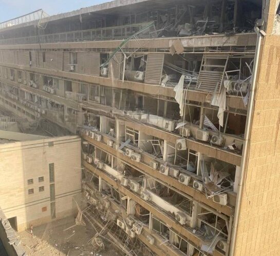 Iran Strikes Hospital In Southern Israel, Extensive Damage Reported (Photos) 