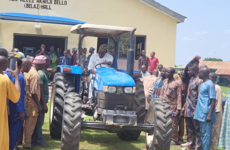 One Year of Impact: Olayanju Empowers 500 Residents, Commissions Boreholes, Sports Facilities In Olorunsogo LG (PHOTOS)
