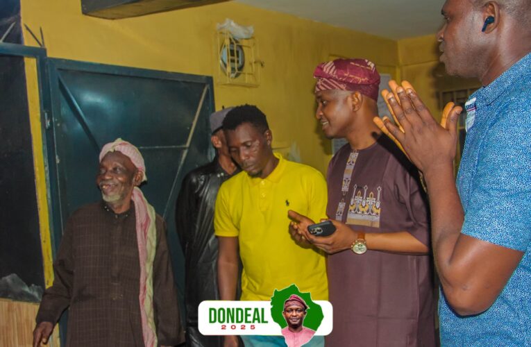 Excitement as PDP Reps candidate, Oyekunle DON completes mosque roofing project