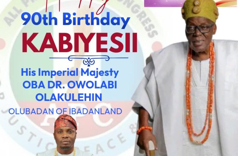Chief Oluwole Akinwale Celebrates Olubadan at 90, Hails Monarch’s Peaceful and Progressive Reign