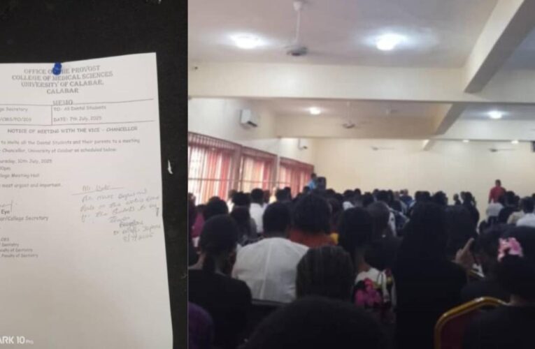 Crisis At University Of Calabar As VC Sends Home Many Students Including Finalists After School Admitted More Than Quota