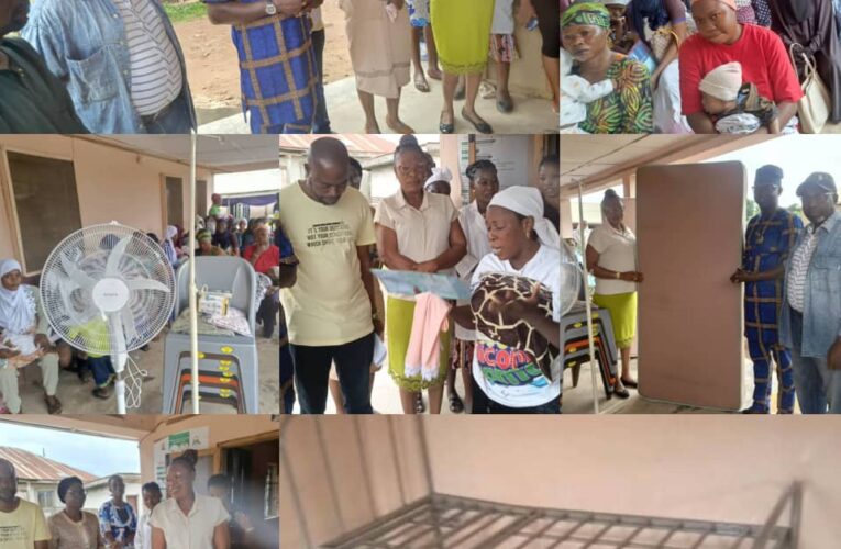 Hon. Ibrahim Oladebo Simple Boosts Healthcare in Ajorosun LCDA