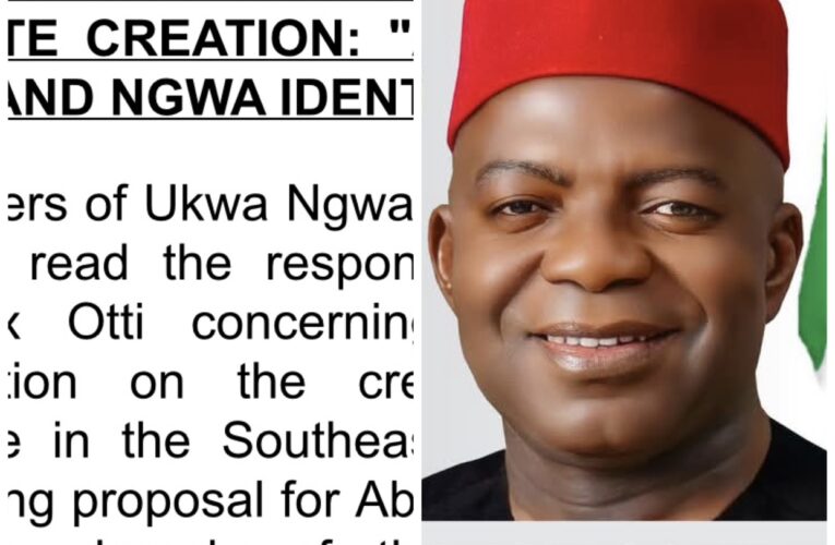 Ukwa la Ngwa Renaissance Condemns Gov. Alex Otti’s Position on Aba State Creation: “A Betrayal of History and Ngwa Identity”