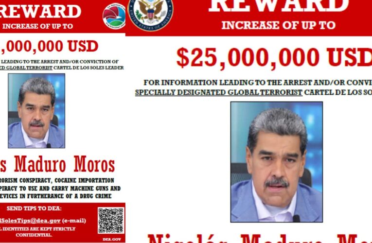 US Government Declares Venezuelan President Maduro Wanted For Drug Trafficking