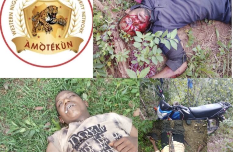BREAKING: Oyo Amotekun Corps Neutralizes Kidnappers, Rescues Victim In Itesiwaju (PHOTOS)