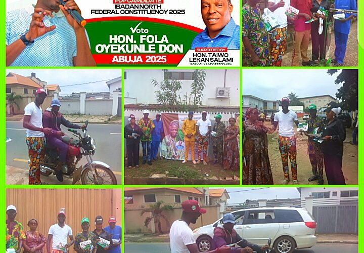 Team TALSCO Storms Ward 10, Ibadan North with House-to-House Campaign for PDP’s Hon. Folajimi Oyekunle (DON)
