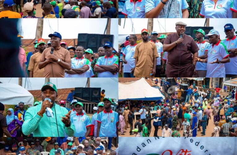 Folajimi Oyekunle’s Campaign Ends on High Note as PDP Rallies Support in Ibadan North