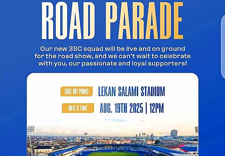 3SC Set to Storm Ibadan Streets in Pre-Season Parade