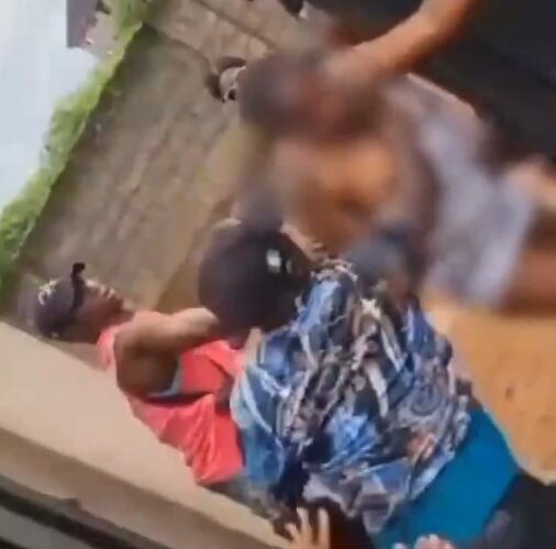 Vigilantes beat, strip female corps member (PHOTOS)