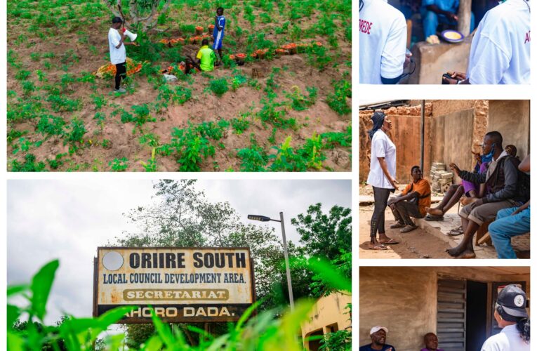 Oriire Youth Council Takes #OriireFirst PVC Drive To Farmlands, Communities In Wards 9 & 10