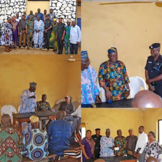 Ogunlade pledges support for community policing, donates to PCRC building renovation 