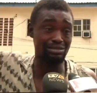 Man Tearfully Narrates How He Ended Up In Police Custody After Helping A Woman