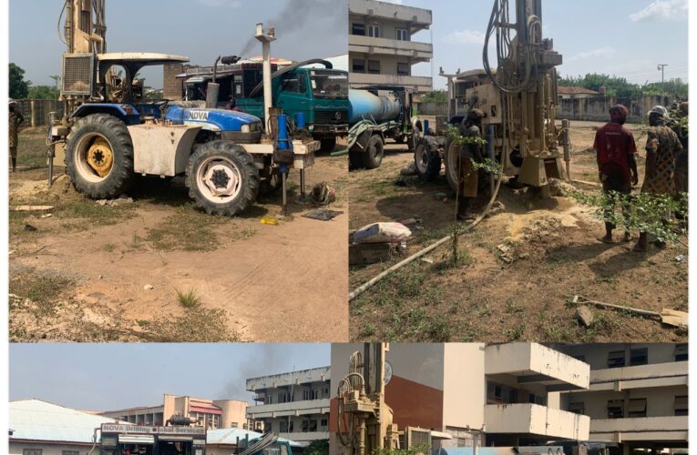 Hon. George Ogunlade Fulfils His Promise With New Borehole For Ogbomoso North LG Secretariat 