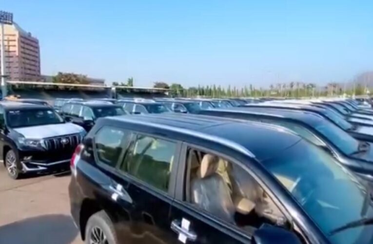 Tinubu Distributes New Hilux, Hummer Bus To States For 2027 Campaign Amid Soaring Insecurity