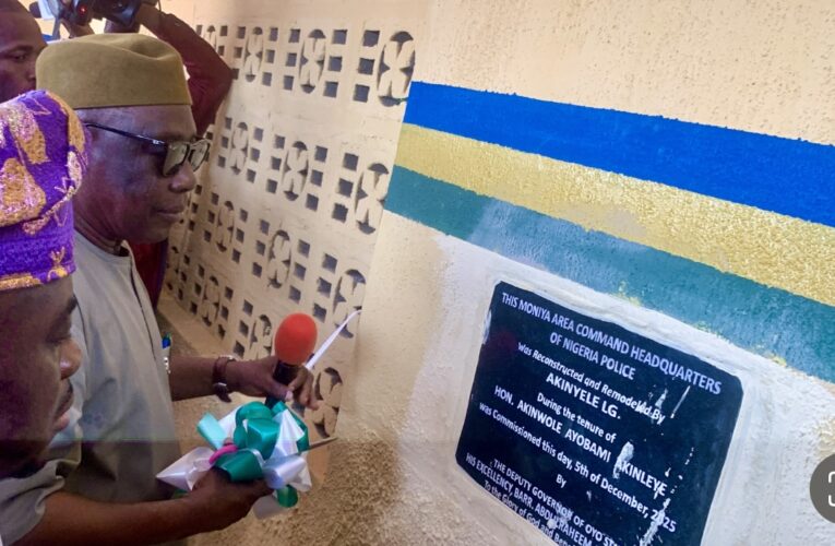Oyo Deputy Gov Commissions Reconstructed Police Station, Motorized Boreholes in Akinyele