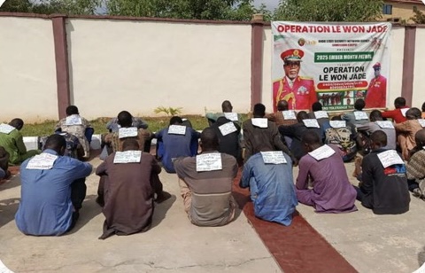 Amotekun Arrests 39 Suspected Terrorists Fleeing Sokoto, Hiding In Forests