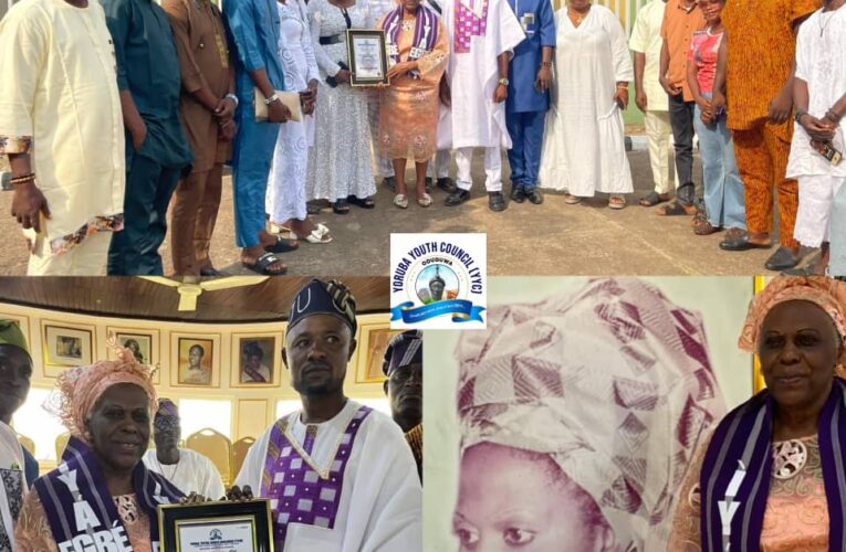 Youth devt tops agenda as Yoruba youths pay working visit to Awolowo residence, decorates Amb. Tokunbo Awolowo as national life matron 