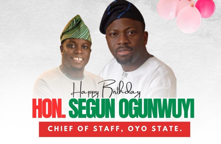 Akinyele/Lagelu House of Rep. Hopeful Engr. Toheeb Adegoke Celebrates Oyo State Chief of Staff, Hon. Segun Ogunwuyi, on His Birthday