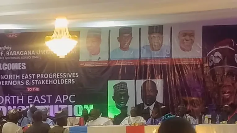 Borno Speaker protests omission of Shettima’s pictures at APC event 