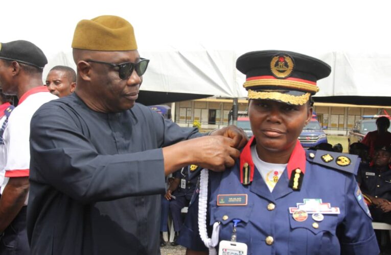 Reward for Promotion is More Work, Oyo Deputy Gov Charges 160 Newly Promoted NSCDC Officers