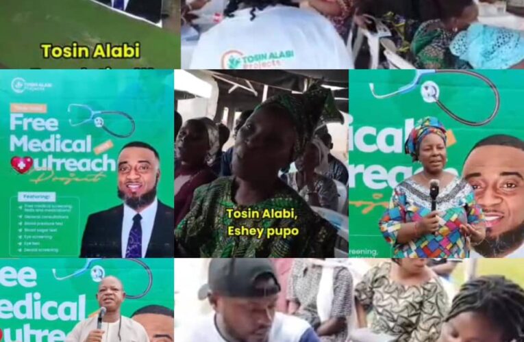 Egbeda/Ona Ara Residents Laud Hon. Tosin Alabi Over Life-Saving Medical Outreach