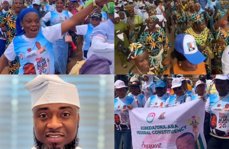 Egbeda/Ona Ara 2027: Hon. Tosin Alabi Thanks Supporters For Historic Show Of Love, Pledges People-Centred Representation