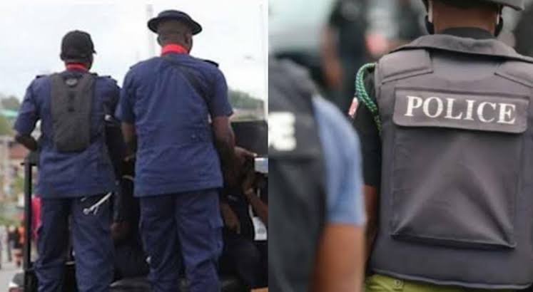JUST IN: Mob Kills Policeman, Attacks NSCDC Officers, Burns Hilux Vehicle 