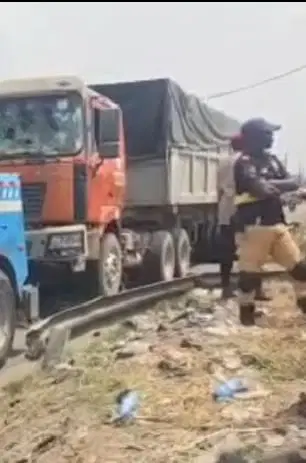 Reckless Truck Driver Crushes LASTMA Officer, Two Others To Death In Lagos