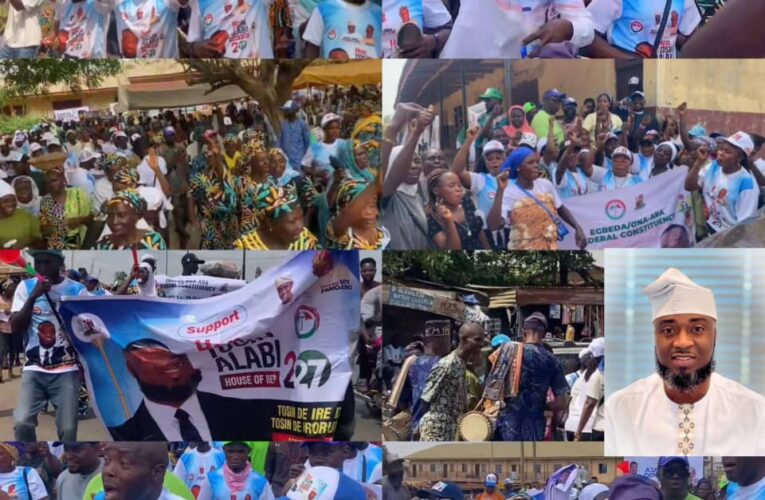 Tosin Alabi: Ona Ara PDP Shows Massive Support for Egbeda/Ona Ara House of Reps Aspirant