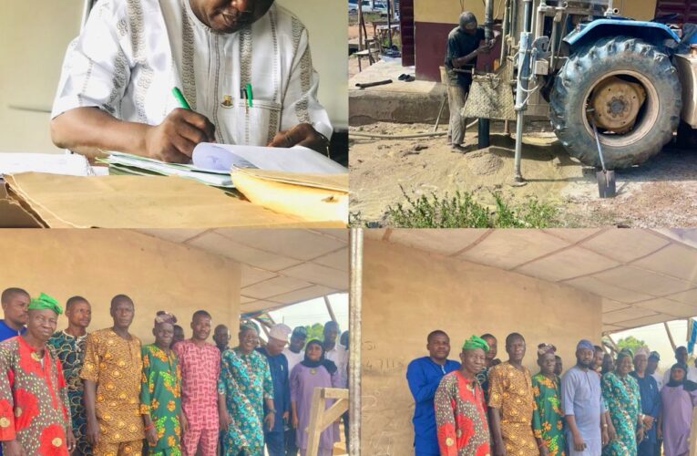 Ogbomoso North Begins Multi-Wards Borehole Projects as Chairman Flags Off at Ikose Market