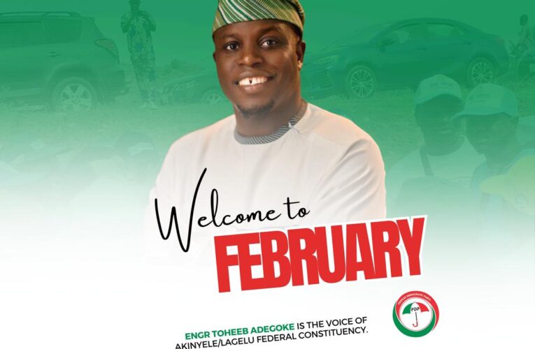 PDP Sets the Tone for February as Engr. Toheeb Adegoke Calls for Unity and Purposeful Leadership