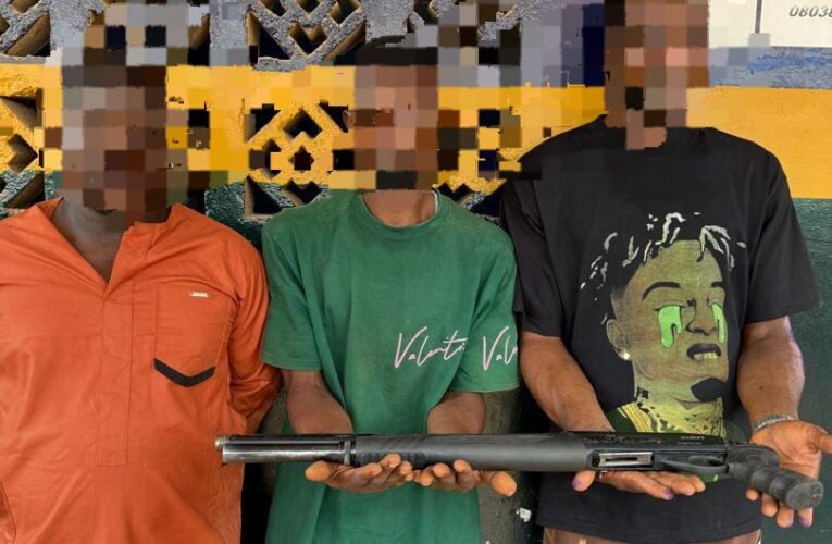 Police arrest five suspected armed robbers in Ibadan, recover exhibits