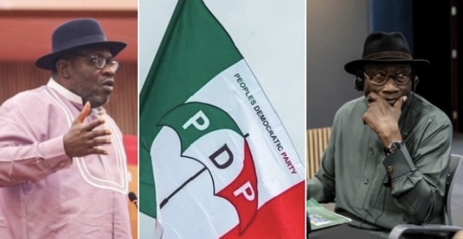 Dickson Rues ‘Evaporation’ Of PDP, Says Ex-President Jonathan ‘Sad’ About It