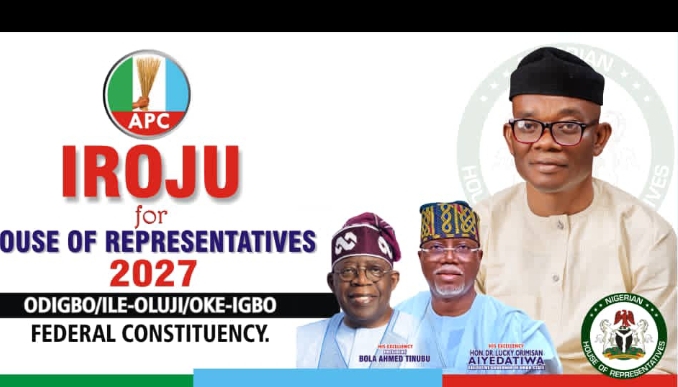 Iroju: Truth, Loyalty, And Responsible Representation for Odigbo And Ile-Oluji/Okeigbo Fed Constituency 
