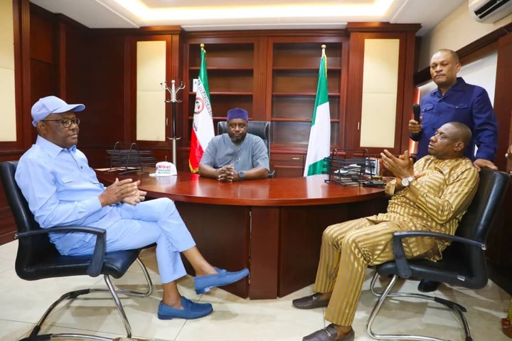 Wike storms PDP national secretariat, gives order to Muhammed—led NWC members 