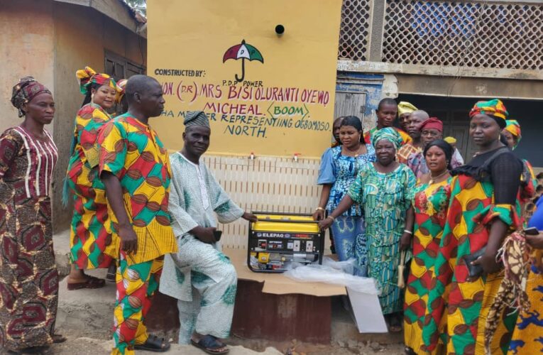 Oyo Lawmaker, Bisi Oluranti Donates Additional Boreholes, Four Generators to Ogbomoso North Communities