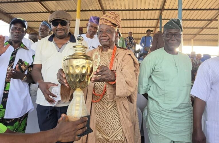 Mammoth Crowd as Open Salawu Marks Birthday with Football Competition, Cash Prizes for 100 Indigenes in Ogbomoso