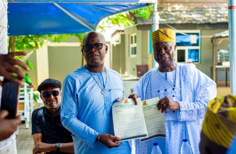 Oyo Babaloja General-in-Council Appoints Chief Jubril Dotun Sanusi as Patron