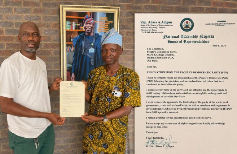 JUST IN: Oyo Federal Lawmaker, Agboworin, Quits PDP