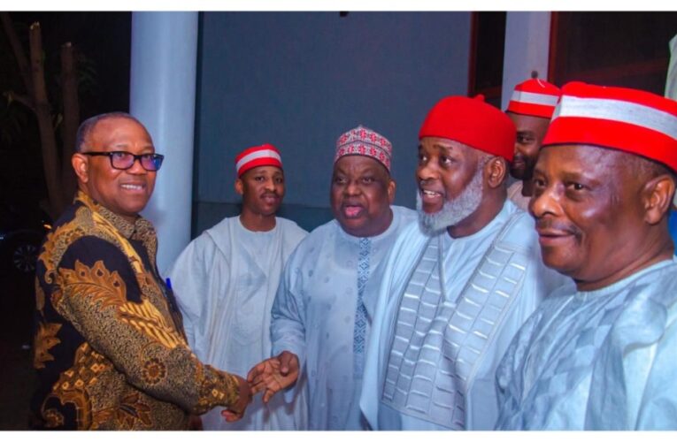 2027 Elections: Obi, Dickson Meet Kwankwaso In Abuja Ahead Of NDC Convention