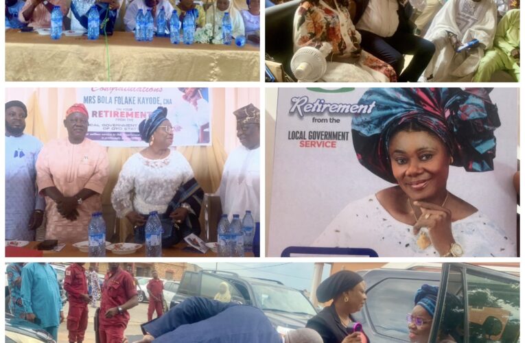 35 Years of Service Is No Small Feat, Says Wife of Oyo Deputy Gov at Ogbomoso Retirement Ceremony