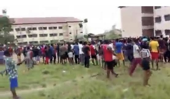 FUTO Students Protest After 100-Level Student Dies in Man O’ War Custody