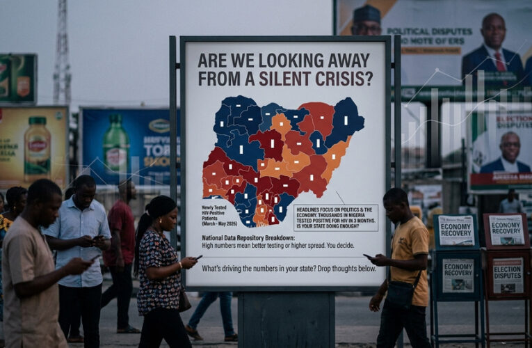 Numbers Of Newly Tested HIV Positive Patients In Nigeria In The Last 3 Months