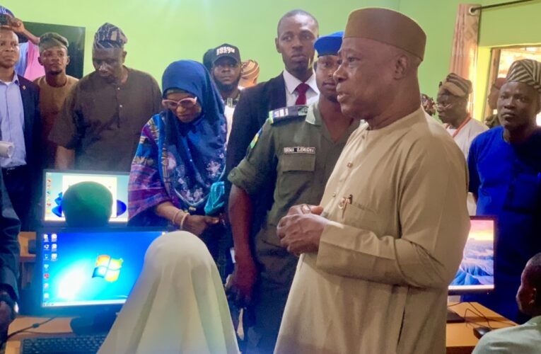 Oyo Deputy Gov Inaugurates ICT Centre at Irepo Grammar School, Igboho