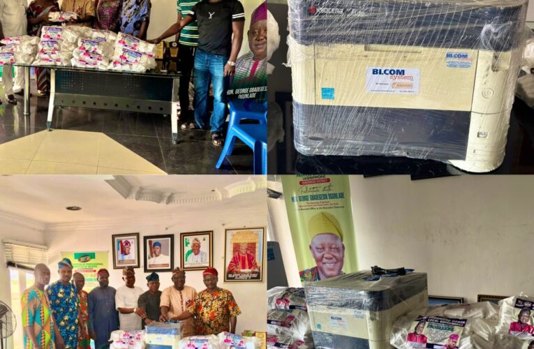 Ogunlade Distributes Photocopy Machines, Educational Materials to OYOSUBEB and TESCOM, Reaffirms Commitment to Quality Education