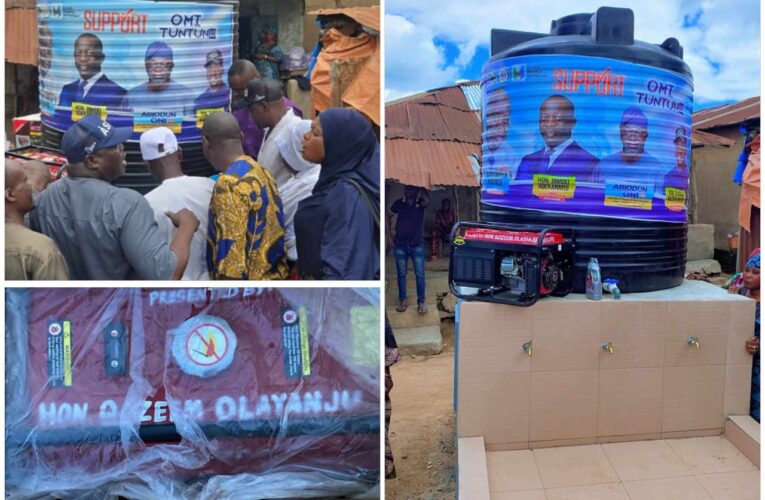 Olayanju Hands Over 5 Completed Borehole Projects to Olorunsogo Communities