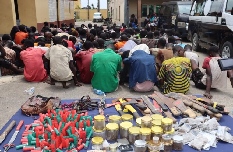Police Arrest 147 Suspects, Recover Arms in “Operation KO S’AYE III” Raids